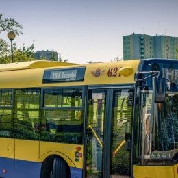 Autobus marki Solaris Urbino 12 - sesja na ulicach Tarnowa